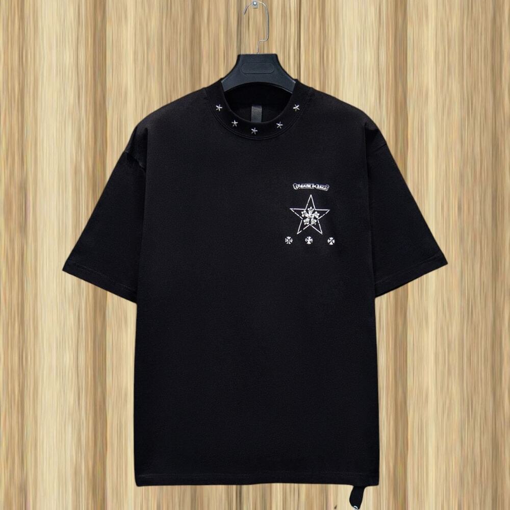 Chrome Hearts Crew Neck Short Sleeve T-Shirt